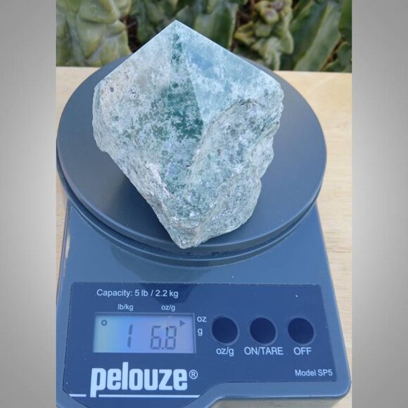 Indian turquoise point rock stone crystal mineral 01 CHAKRA serenity - Picture 6 of 6